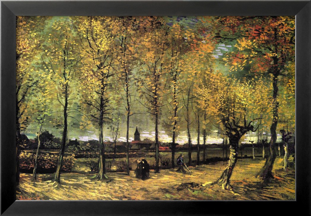 LANE WITH POPLARS - Van Gogh Painting On Canvas